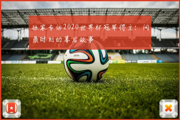 独家专访2020世界杯冠军得主：问鼎时刻的幕后故事